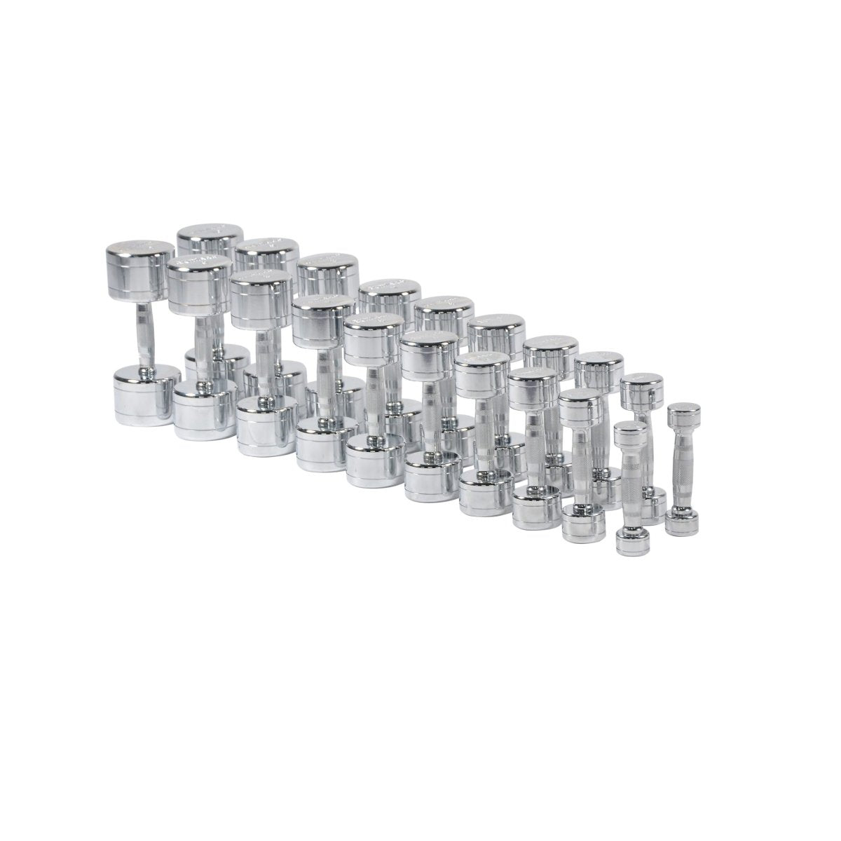 Chrome Dumbbells 1-10 kg Gymleco UK