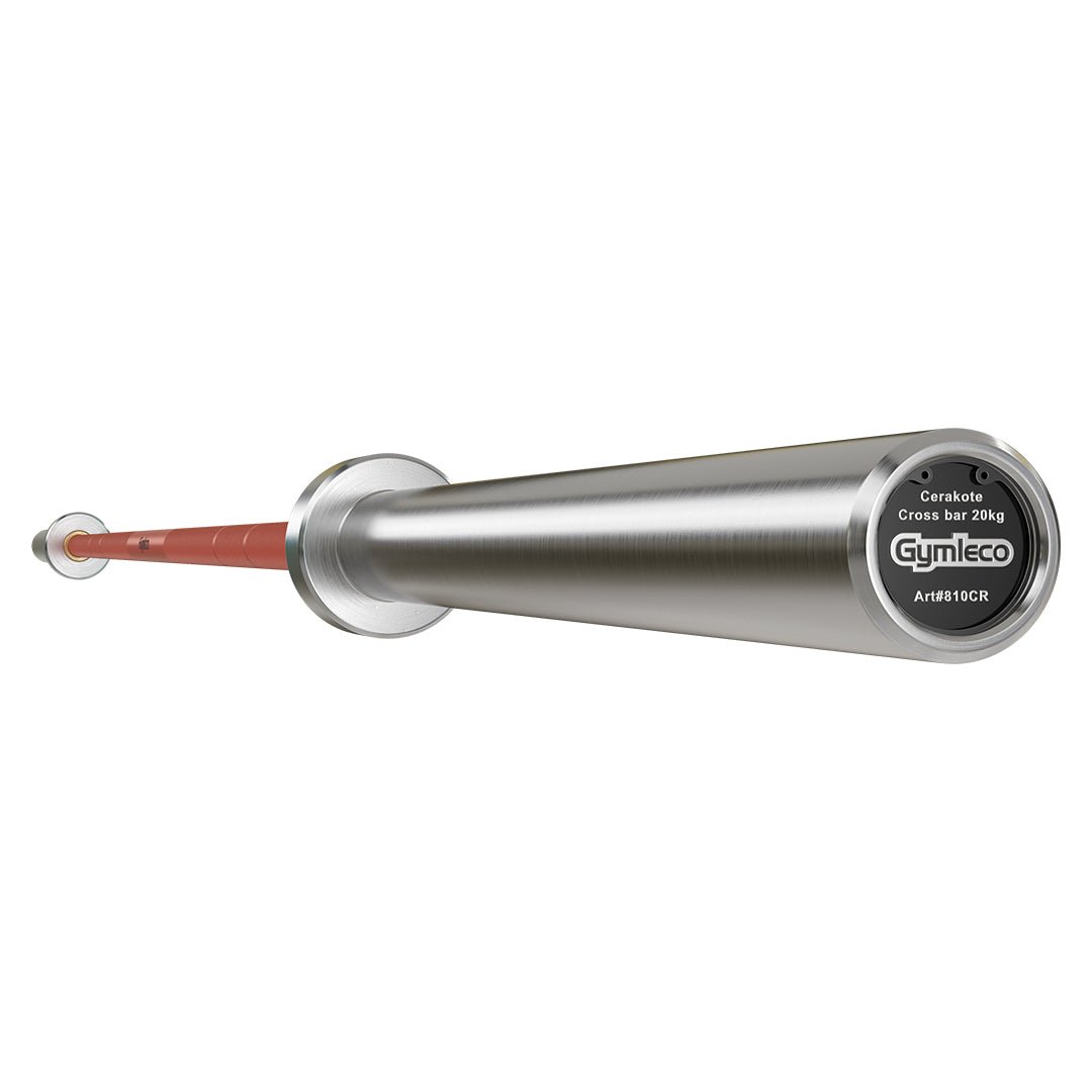 Gymleco 810CR Cerakote Weightlifting Bar, Men, Red Gymleco UK