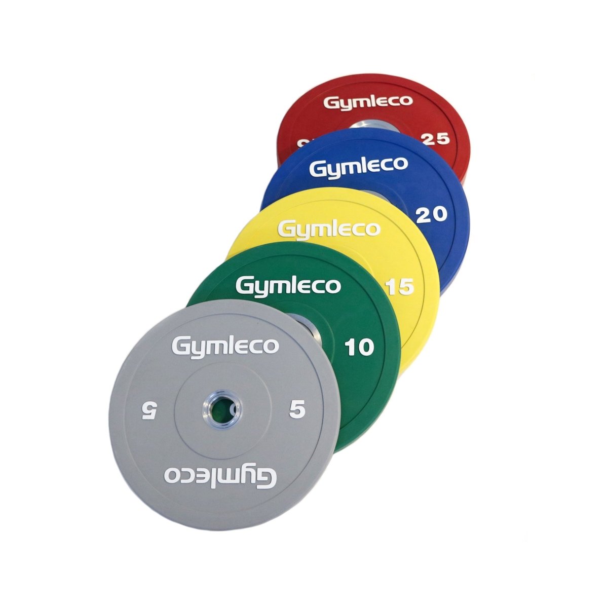 Gymleco Colored weight plates in rubber Gymleco UK