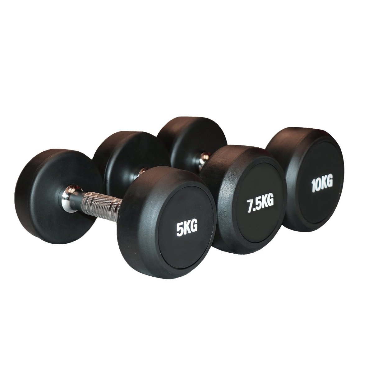 Rubber Dumbbells 2,5-50 kg Gymleco UK